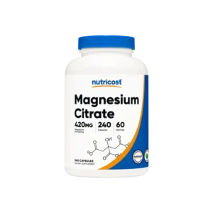 Citrato de magnesio 420mg - 240 cápsulas
