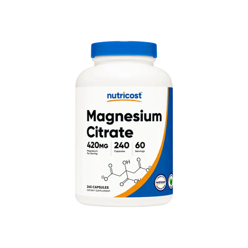 Citrato de magnesio 240 cápsulas