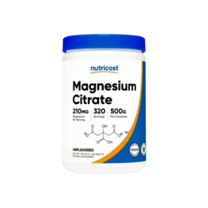Citrato de magnesio en polvo - 500gr
