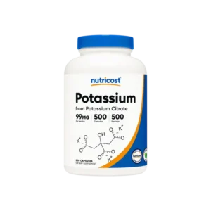 Citrato de potasio 99mg - 500 cápsulas
