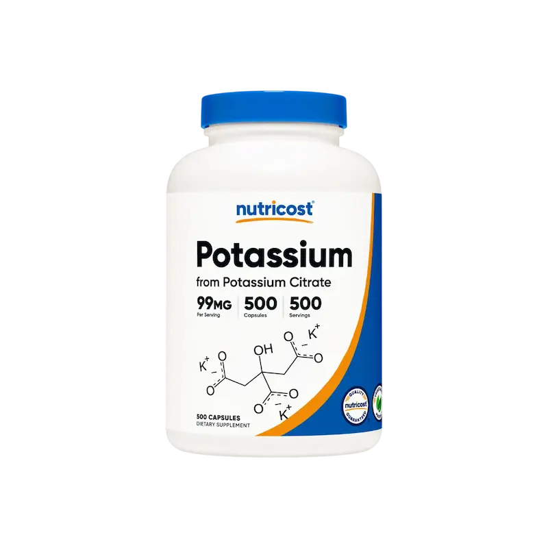 Citrato de potasio 500 cápsulas