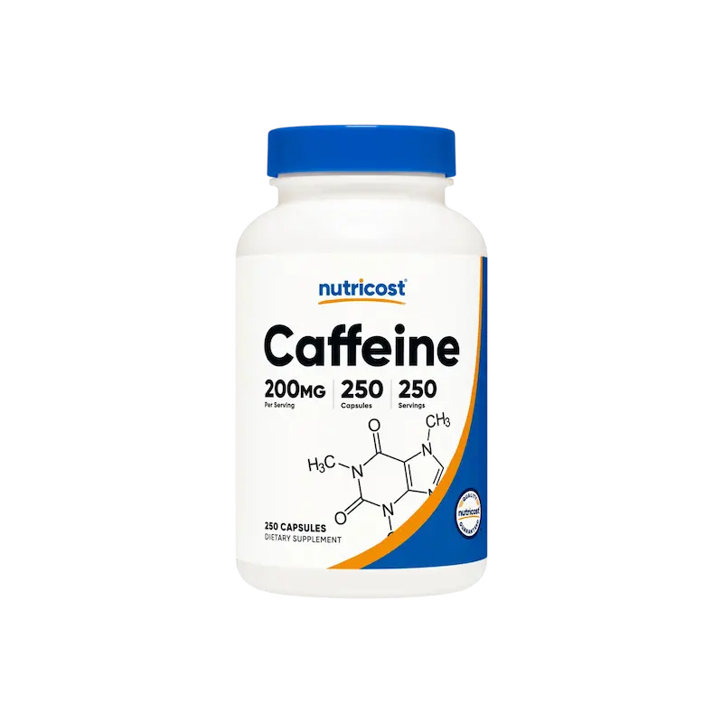 Cafeína 200 MG - 250 Cápsulas