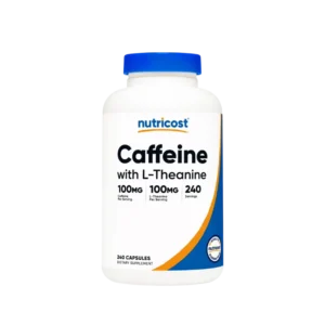 Cafeína con L-teanina 100mg - 240 Cápsulas
