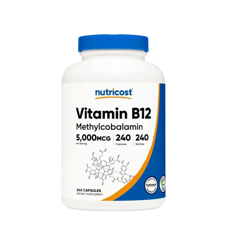 Vitamina B12 5000 MCG – 240 Cápsulas