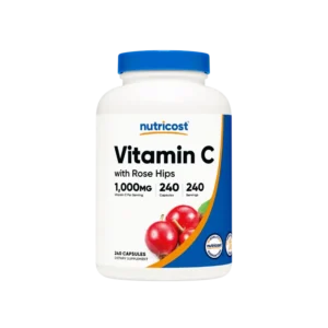 Vitamina C con rosa mosqueta - 240 cápsulas