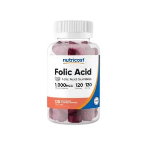 Gomitas de ácido fólico 1000mcg - 120 gomitas