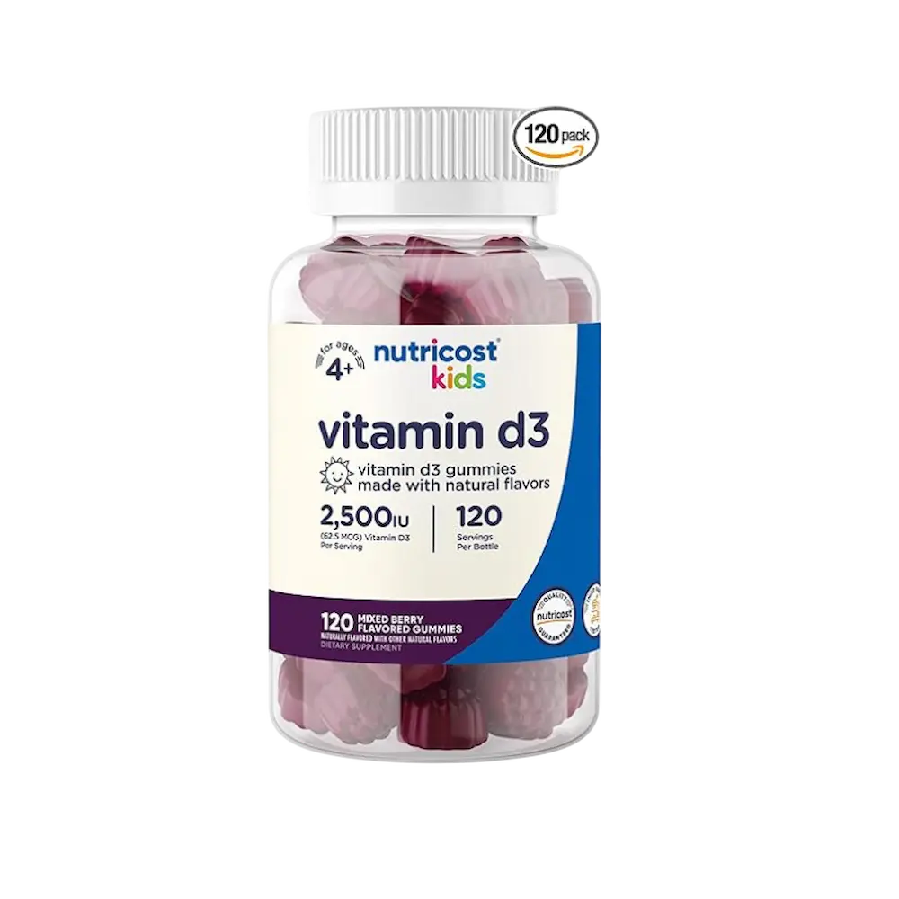 Gomitas de vitamina D3 para niños – 120 gomitas