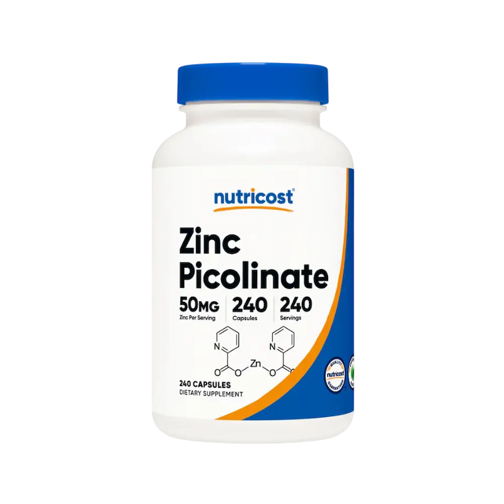 Picolinato de Zinc 50mg – 240 cápsulas