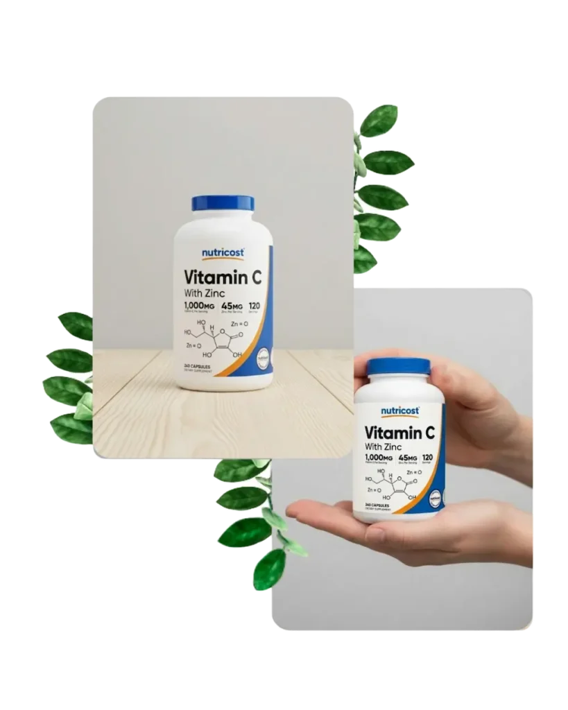 Preguntas frecuentes sobre Vitamina C con Zinc 120 Cápsulas
