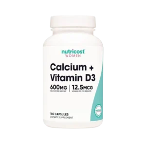 Calcio y vitamina D3 para mujeres - 180 Cápsulas