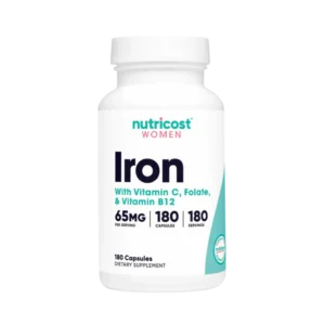 Hierro para mujeres 65mg - 180 cápsulas