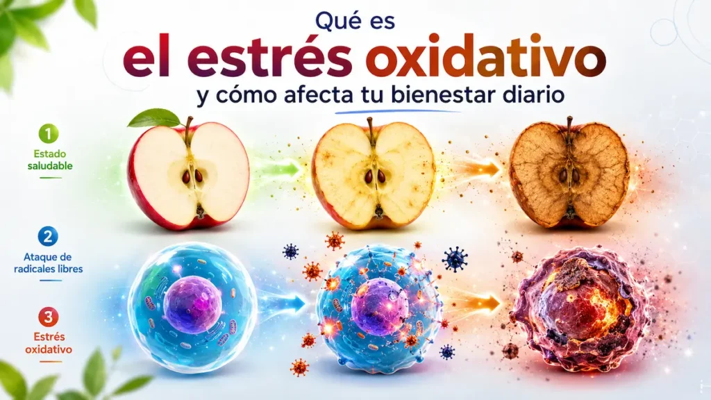 Qué es el estrés oxidativo y cómo afecta tu bienestar diario