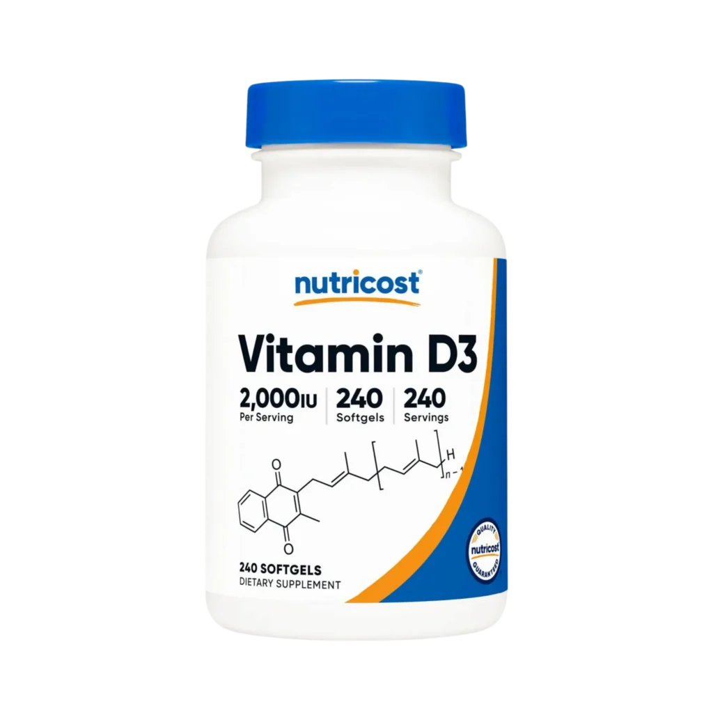 Vitamina D3 2000 IU - 240 cápsulas blandas