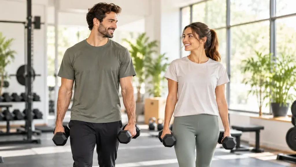 Recomposición corporal Dieta y rutina para hombre y mujer
